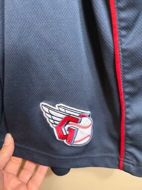 Cleveland Guardians Fanatics Shorts 4XLT Blue Red Stripe Big Tall